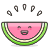 Watermelon 1 emoji - Free transparent PNG, SVG. No sign up needed.