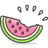 Watermelon 2 emoji - Free transparent PNG, SVG. No sign up needed.