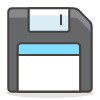 Floppy Disk emoji - Free transparent PNG, SVG. No sign up needed.