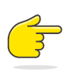 Backhand Index Pointing Right 1 emoji - Free transparent PNG, SVG. No sign up needed.