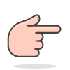 Backhand Index Pointing Right 2 emoji - Free transparent PNG, SVG. No sign up needed.