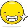Beaming Face With Smiling Eyes emoji - Free transparent PNG, SVG. No sign up needed.