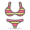 Bikini emoji - Free transparent PNG, SVG. No sign up needed.