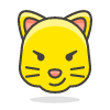 Cat Face With Wry Smile emoji - Free transparent PNG, SVG. No sign up needed.