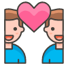 Couple With Heart Man Man 2 emoji - Free transparent PNG, SVG. No sign up needed.