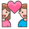 Couple With Heart Woman Man 2 emoji - Free transparent PNG, SVG. No sign up needed.