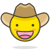 Cowboy Hat Face emoji - Free transparent PNG, SVG. No sign up needed.