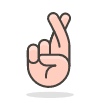 Crossed Fingers 2 emoji - Free transparent PNG, SVG. No sign up needed.