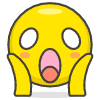 Face Screaming In Fear emoji - Free transparent PNG, SVG. No sign up needed.