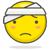 Face With Head Bandage emoji - Free transparent PNG, SVG. No sign up needed.