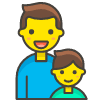 Family Man Boy 1 emoji - Free transparent PNG, SVG. No sign up needed.