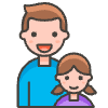 Family Man Girl 2 emoji - Free transparent PNG, SVG. No sign up needed.