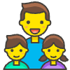 Download free Family Man Girl Boy 1 PNG, SVG vector emoji from Emoji - Free set.