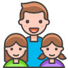 Family Man Girl Girl 2 emoji - Free transparent PNG, SVG. No sign up needed.