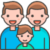 Family Man Man Boy 2 emoji - Free transparent PNG, SVG. No sign up needed.