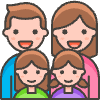 Family Man Woman Girl Girl 2 Element from Emoji - Free Set