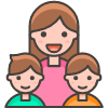 Family Woman Boy Boy 2 emoji - Free transparent PNG, SVG. No sign up needed.
