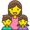 Download free Family Woman Girl Boy 1 PNG, SVG vector emoji from Emoji - Free set.