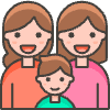 Family Woman Woman Boy 2 emoji - Free transparent PNG, SVG. No sign up needed.