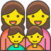 Family Woman Woman Boy Boy 1 Element from Emoji - Free Set