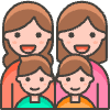 Family Woman Woman Boy Boy 2 Element from Emoji - Free Set
