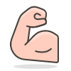 Flexed Biceps 2 emoji - Free transparent PNG, SVG. No sign up needed.