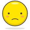 Frowning Face emoji - Free transparent PNG, SVG. No sign up needed.