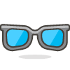 Download free Glasses 2 PNG, SVG vector emoji from Emoji - Free set.
