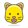 Grinning Cat Face emoji - Free transparent PNG, SVG. No sign up needed.