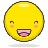 Grinning Face With Smiling Eyes emoji - Free transparent PNG, SVG. No sign up needed.