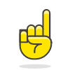 Index Pointing Up 1 emoji - Free transparent PNG, SVG. No sign up needed.