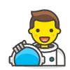 Man Astronaut 1 emoji - Free transparent PNG, SVG. No sign up needed.