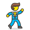 Download free Man Dancing 1 PNG, SVG vector emoji from Emoji - Free set.