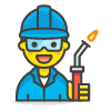 Man Factory Worker 1 emoji - Free transparent PNG, SVG. No sign up needed.