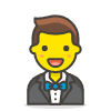 Man In Tuxedo 1 emoji - Free transparent PNG, SVG. No sign up needed.