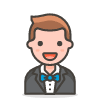 Man In Tuxedo 2 emoji - Free transparent PNG, SVG. No sign up needed.