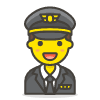 Man Pilot 1 Element from Emoji - Free Set