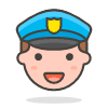 Man Police Officer 2 emoji - Free transparent PNG, SVG. No sign up needed.