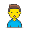 Man Pouting 1 emoji - Free transparent PNG, SVG. No sign up needed.
