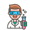 Man Scientist 2 emoji - Free transparent PNG, SVG. No sign up needed.