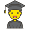 Man Student 1 emoji - Free transparent PNG, SVG. No sign up needed.