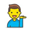 Man Tipping Hand 1 Element from Emoji - Free Set