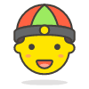 Man With Chinese Cap 1 emoji - Free transparent PNG, SVG. No sign up needed.