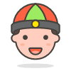 Man With Chinese Cap 2 emoji - Free transparent PNG, SVG. No sign up needed.