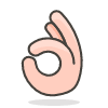 OK Hand 2 emoji - Free transparent PNG, SVG. No sign up needed.