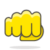 Oncoming Fist 1 emoji - Free transparent PNG, SVG. No sign up needed.