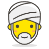 Person Wearing Turban 1 emoji - Free transparent PNG, SVG. No sign up needed.