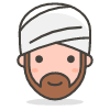 Person Wearing Turban 2 emoji - Free transparent PNG, SVG. No sign up needed.