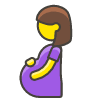 Pregnant Woman 1 Element from Emoji - Free Set