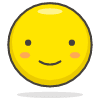 Slightly Smiling Face emoji - Free transparent PNG, SVG. No sign up needed.